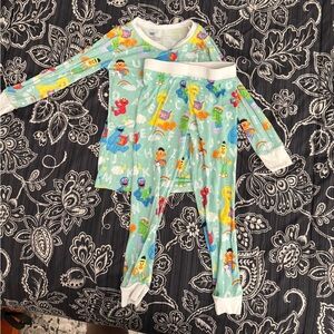 Little Sleepies Sesame Street two piece pajamas - 2T